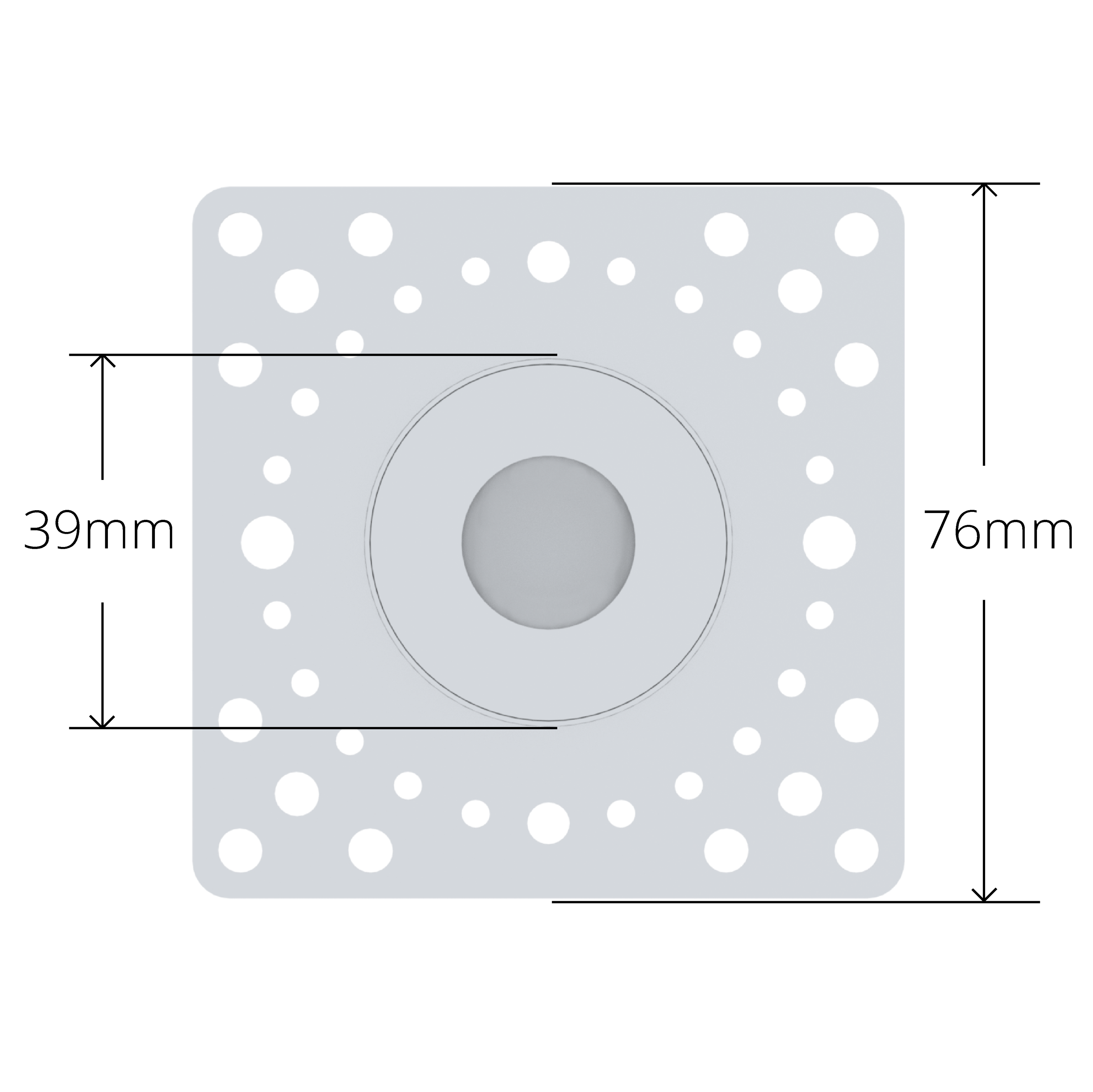 Black Faradite Motion Sensor 360 Volt Free dry contact push fit terminals