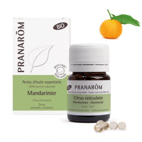 Perles D'huile Essentielle De Mandarinier Bio
