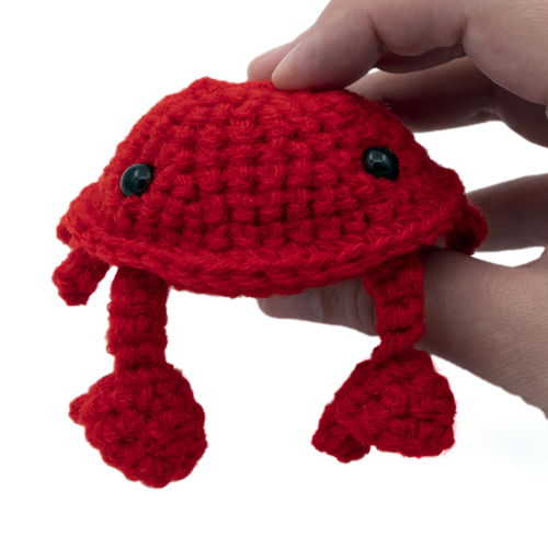 Caranguejo Amigurumi