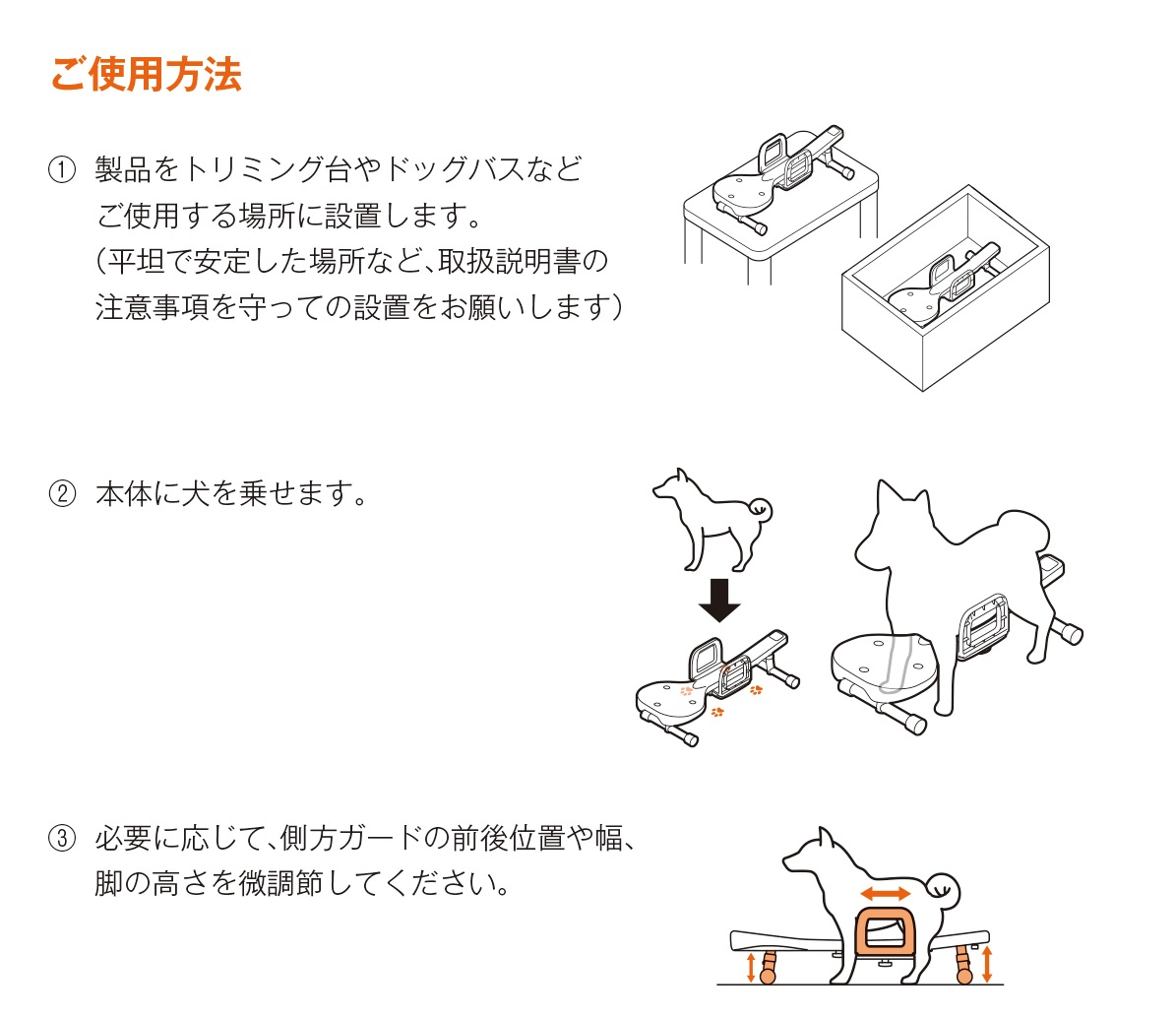 ご使用方法
