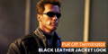 Pull Off Terminator Black Leather Jacket Look