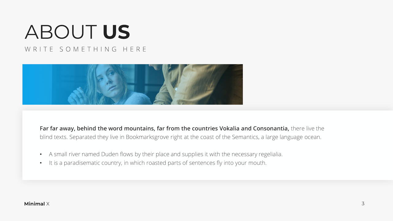 Modern X Presentation Business Consultation Template