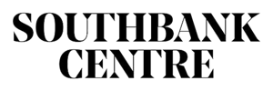 The image displays the text SOUTHBANK CENTRE in bold, black capital letters on a white background.
