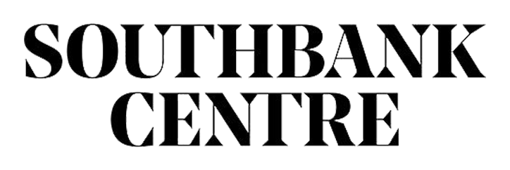 The image displays the text SOUTHBANK CENTRE in bold, black capital letters on a white background.