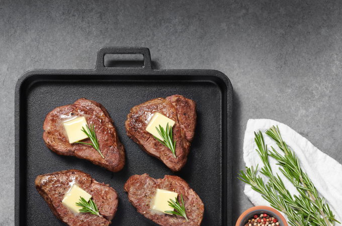 Steak in the Pizza Oven