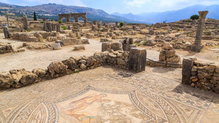 Volubilis was once a thriving city of around 20,000 people and served as an important hub for trade and commerce between the Roman Empire and the Berber kingdoms of North Africa