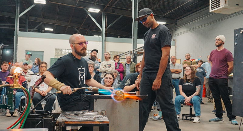 Free Public Viewing of Glass Blowing Production | Fountain Project 2026