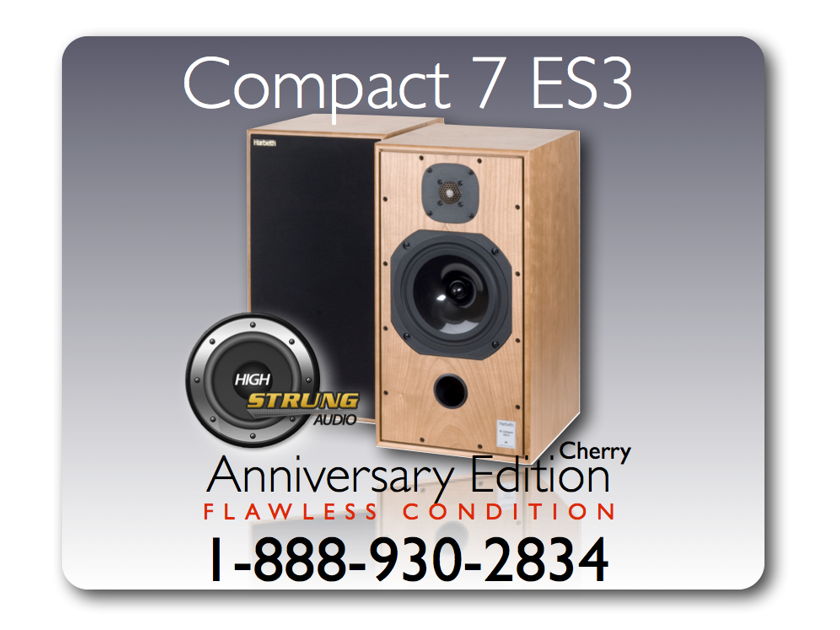 Harbeth  Compact 7 ES-3 - Cherry  Anniversary Edition- New