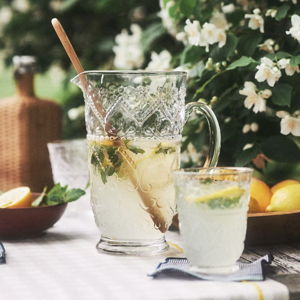 The Bombay Handblown Glass Pitcher