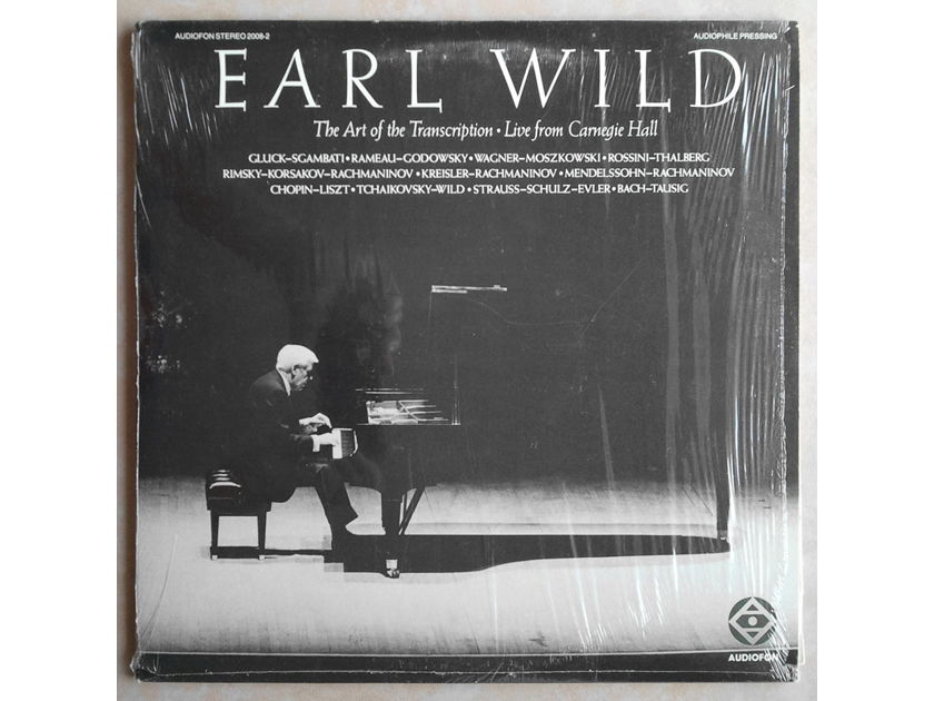 Audiofon/Earl Wild/The - Art of the Transcription - Live from Carnegie Hall /Audiophile/2-LP set/ NM
