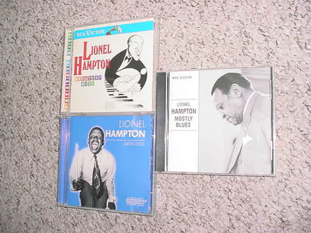 JAZZ Lionel Hampton cd lot of 3  cd's - greatest hits S...