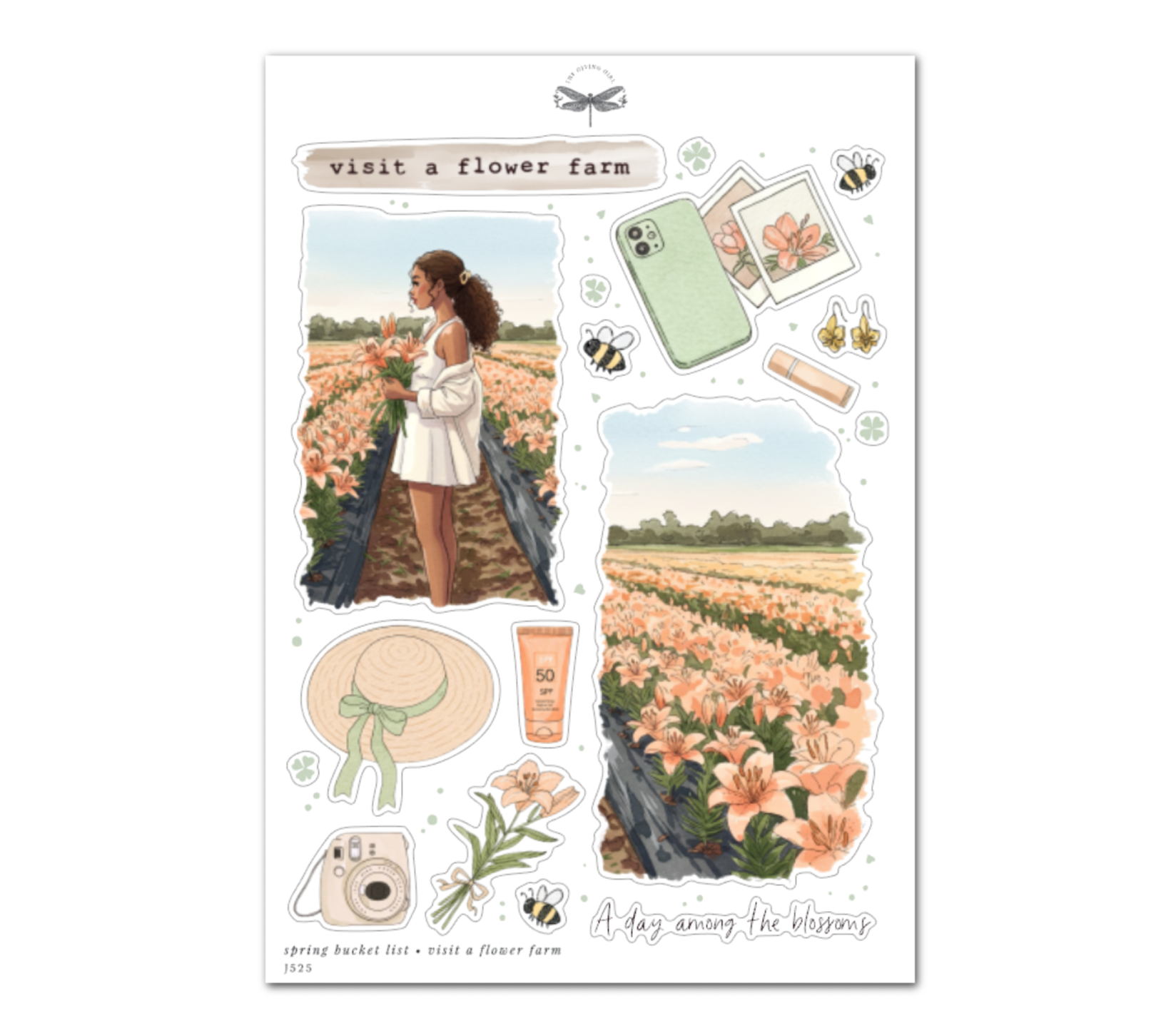 Spring Bucket List • Visit a Flower Farm – The Giving Girl