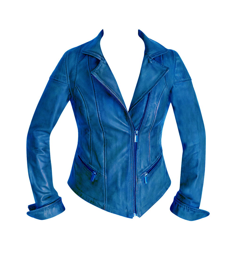 ATLANTA - Electric Blue LEATHER