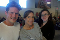 Robert, Toby and Kelsey... in it together.