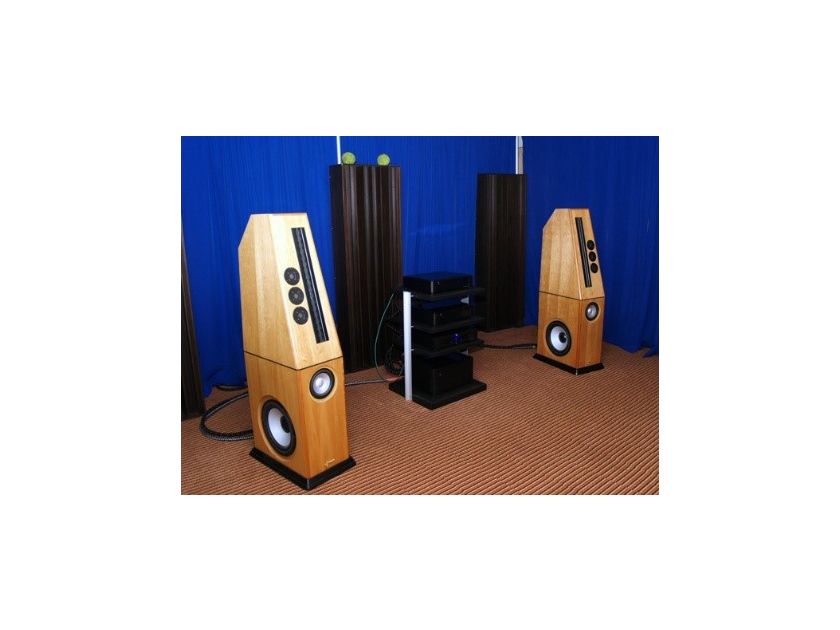 Genesis Prototype Floorstanding Speakers; One-of-a-kind set of Arnie Nudell Classics (1151)