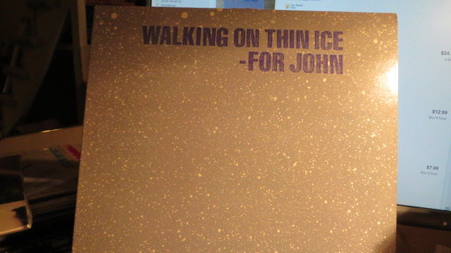 yoko ono - WALKING ON THIN ICE - FOR JOHN PROMO