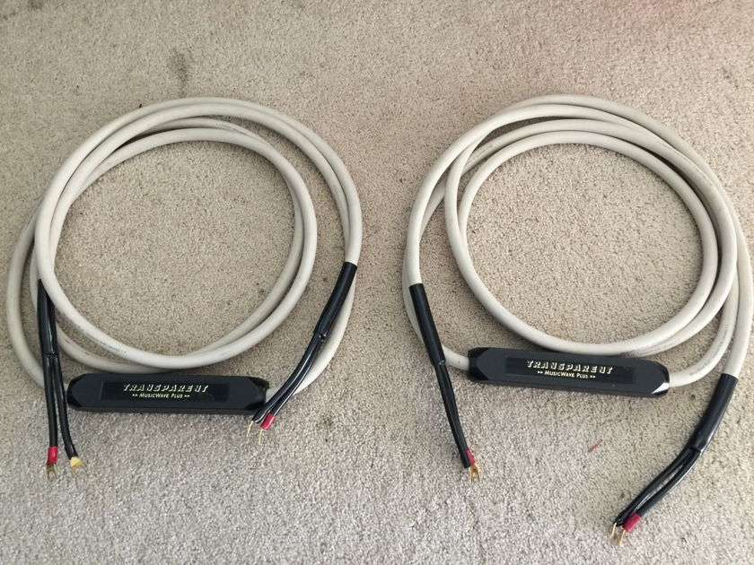Transparent Audio MusicWave Plus speaker cables ( Free Shipping and Paypal )