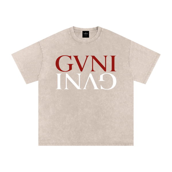 Snow Washed Oversized Cotton T-Shirt - Image 5