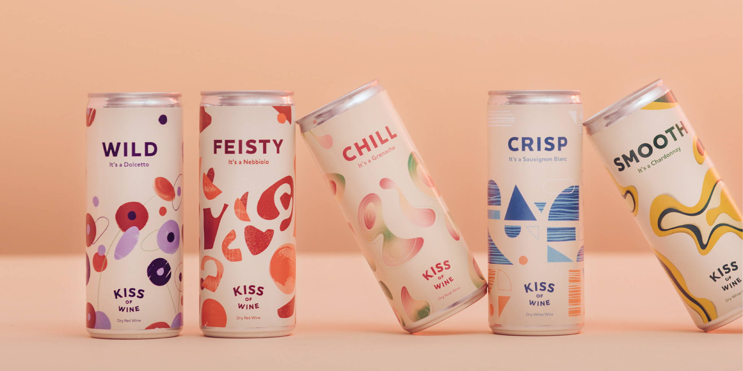 Wild, Feisty, Chill, Crisp and Smooth proving that drinking in moderation can be achieved out of a can.