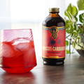 hibiscus cardamom syrup bottle