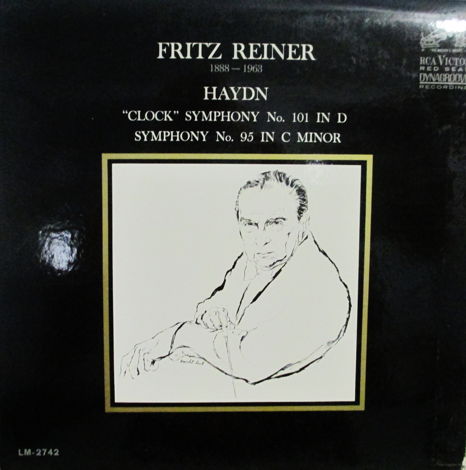 FRITZ REINER (CLASSICAL LP) - HAYDN "CLOCK" & SYMP. NO....