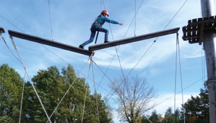 hochseilgarten kletterparcour