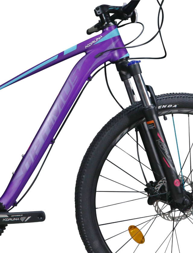 Bicicleta de mujer Koruna morado azul