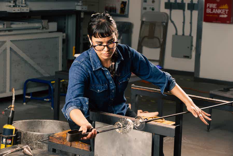 Bohemian Glass blowing in Prague - photo 4