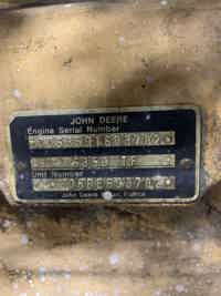 John Deere 6359 Running engine