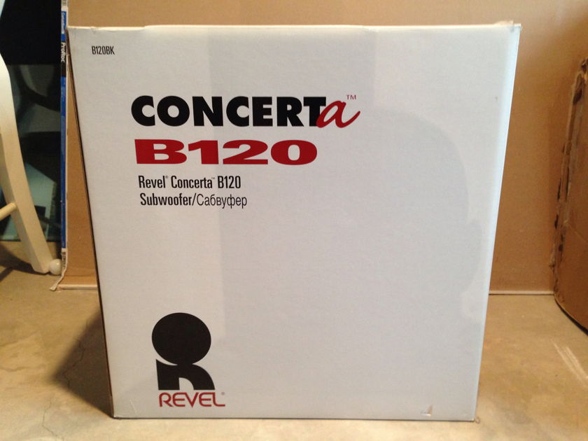 Revel  Concerta B-120 black 12-inch subwoofer - NEW IN BOX