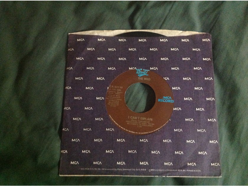 The Who - Track Label 45 I Can't Explain NM
