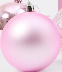 Baby Pink Matte Shatterproof Bauble