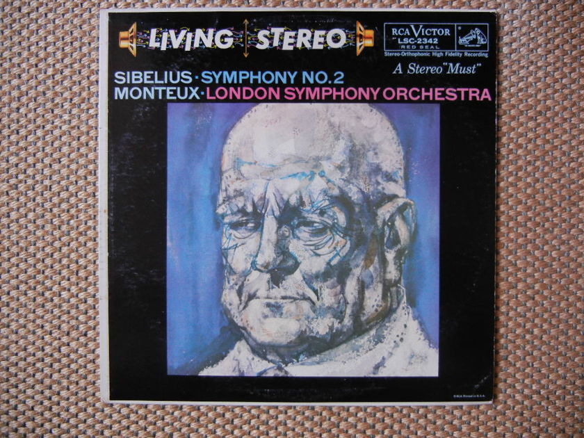 Sibelius - Symphony No. 2 RCA Living Stereo LSC-2342 Shaded Dog