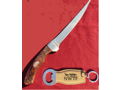 NWTF Rosewood Fillet Knife with Sheath and Bottle Opener