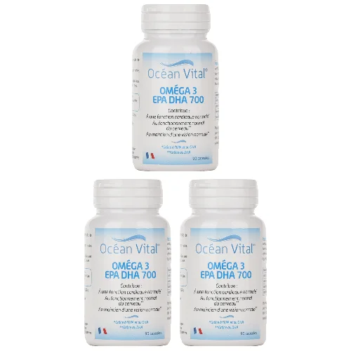 Omega 3 mit EPA DHA 700 - 3er Pack