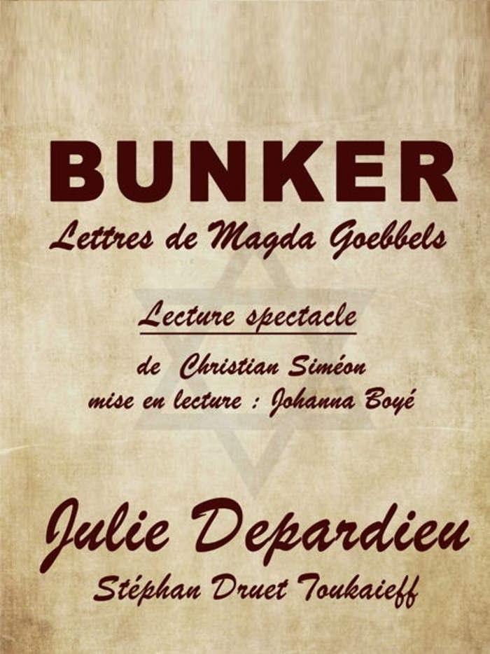 « BUNKER » Lettres de Magda Goebbels