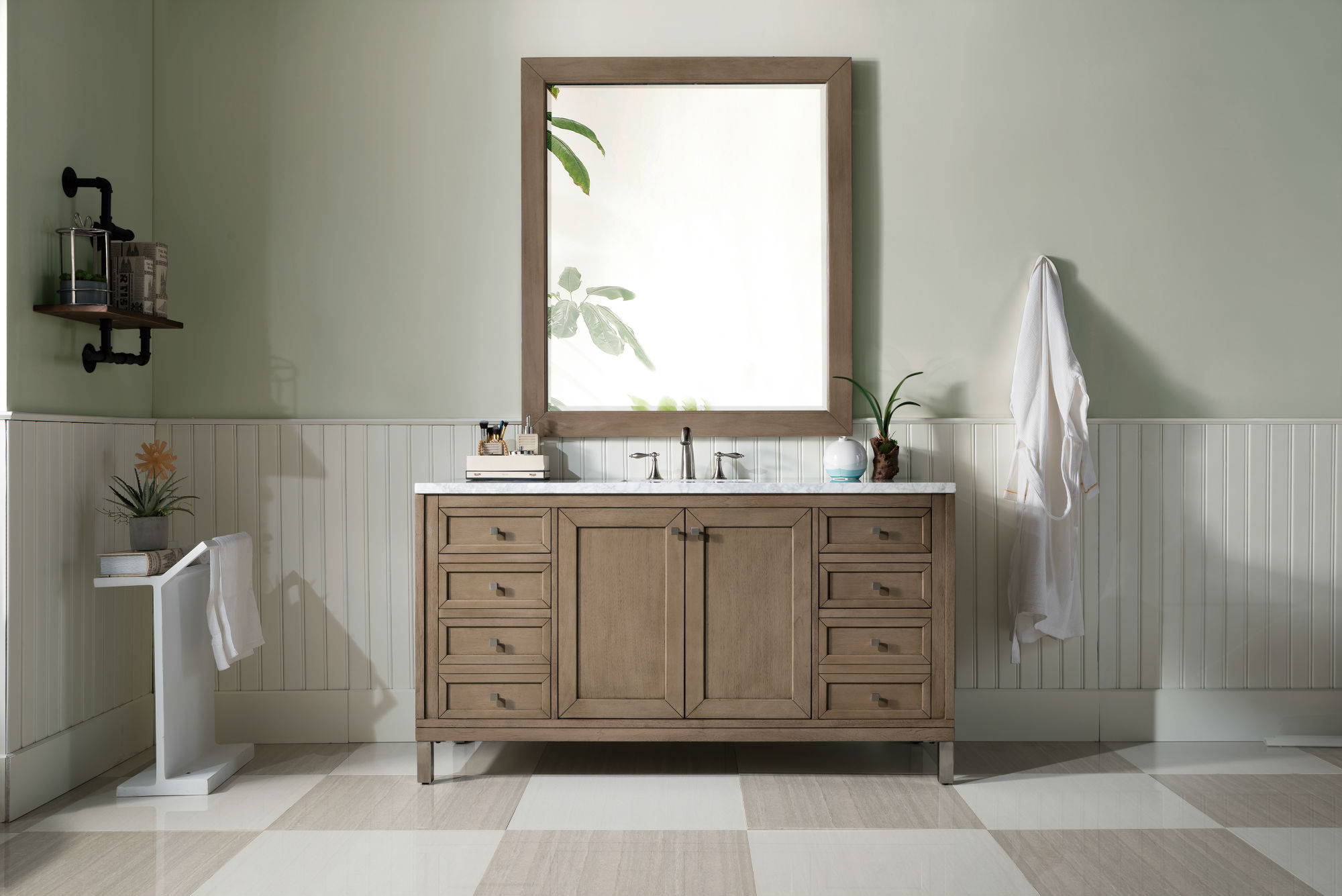 Chicago 60" Single Bathroom Vanity