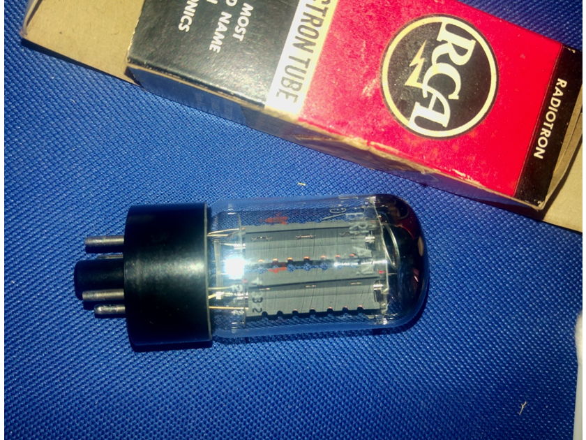 Single MULLARD Labeled RCA UK Made  GZ34 5AR4 f32 Absolutely News NOS  tested, the Best GZ34