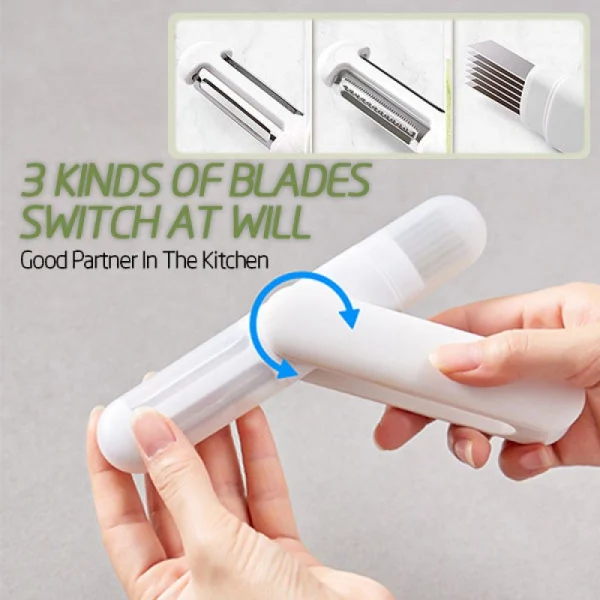 3 In 1 Multifunctional Rotary Paring Knife 360 - Image 3