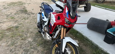 2026 HONDA AFRICA TWIN ADVENTURE SPORTS ES motorcycle for rent near Canyon Lake, TX