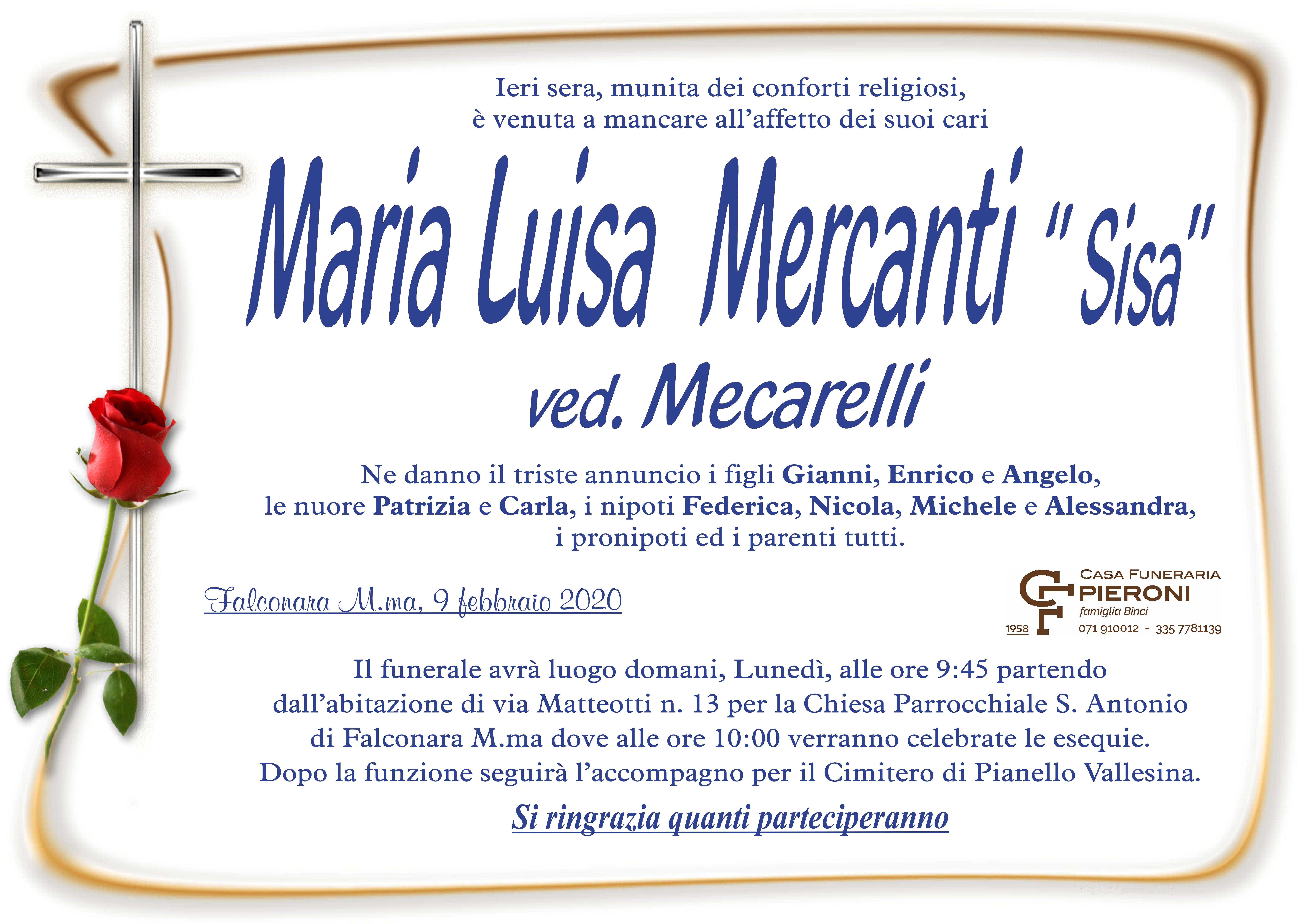 Maria Luisa Mercanti