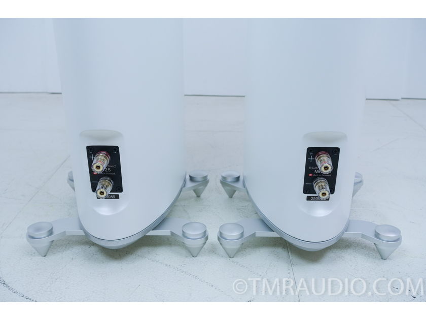 Scansonic MB2.5 Speakers; Gloss White Pair (7534)