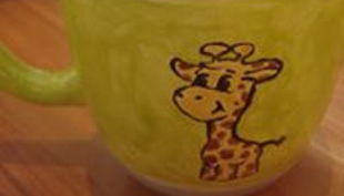 kreativ cafe momentmal tasse