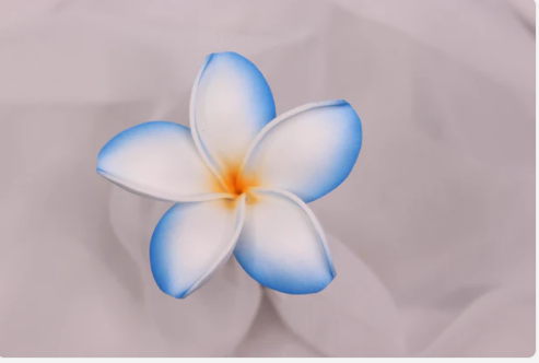 Ocean Breeze Frangipani Real Touch (6 Pack) - Realistic Artificial Flowers - Image 2