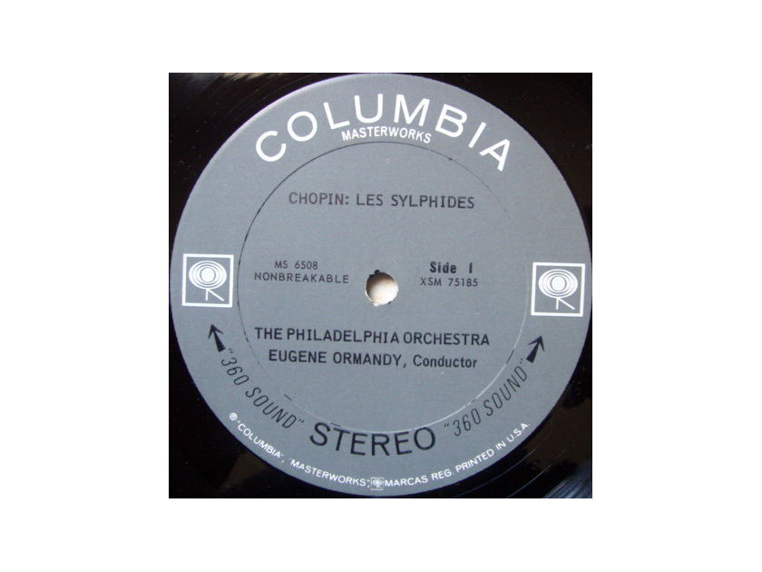 Columbia 2-EYE / EUGENE ORMANDY, - Chopin Les Sylphides, Delibes Sylvia/Coppelia, MINT!