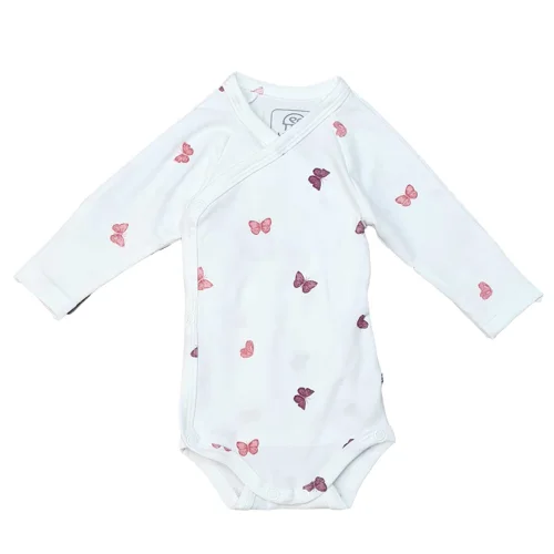 Baby Wickelbody Langarm Mit Schmetterling (12-24 Monate)