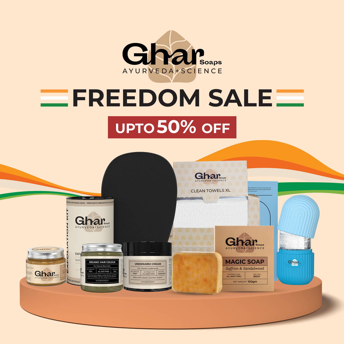 Organic Wax Powder ( Female ) GHAR SOAPS