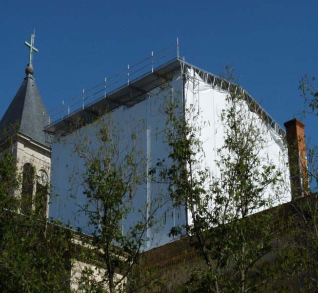 Chantier échafaudage EVEREST — St Pothin Ville De Lyon