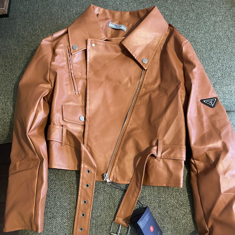 Prada leather jacket 