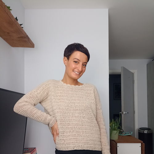 Crochet pattern: Oversized, slouchy sweater